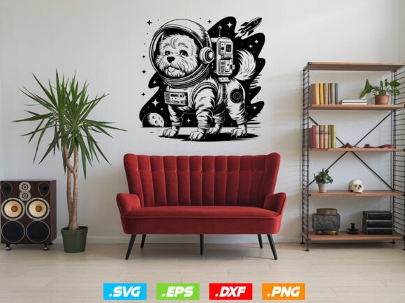 Astronaut with Dog Svg,Pet Astronaut Svg Graphics and Crafts Review