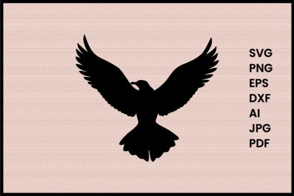 Bird Performing Aerial Display Silhouet Review