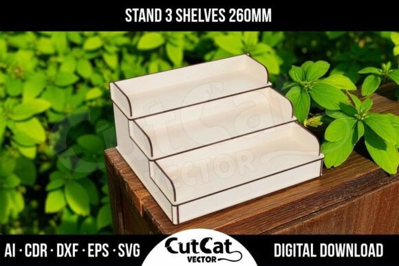 Display Stand with 3 Shelves 260mm: Graphics & Laser Engraving Review