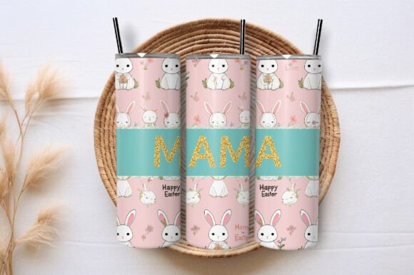 Easter Mama Tumbler Graphics and Tumbler Wraps