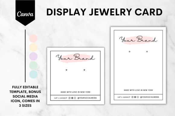 Editable Jewelry Card Display Card 1: A Review of Modern Graphics