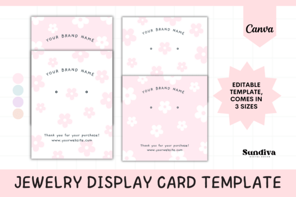Editable Jewelry Card Display Card 6 Review