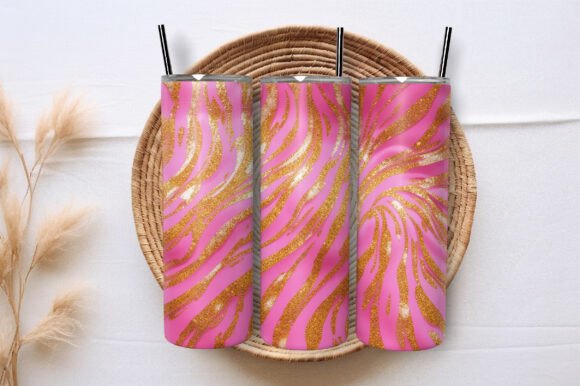 Gold Glitter Tiger Tumbler Wrap Review