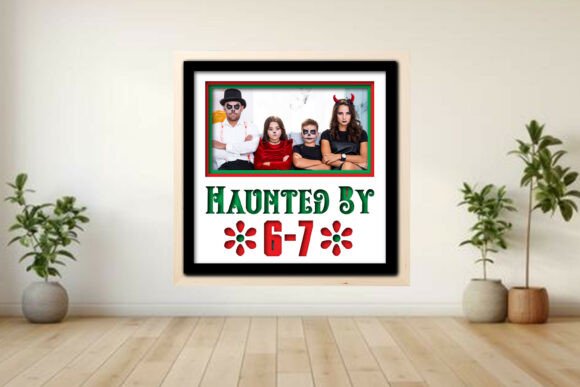 Haunted by 6-7 Photo Frame Shadow Graphics for Crafts