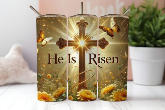 He is Risen Tumbler Wrap Sublimation Graphics Review