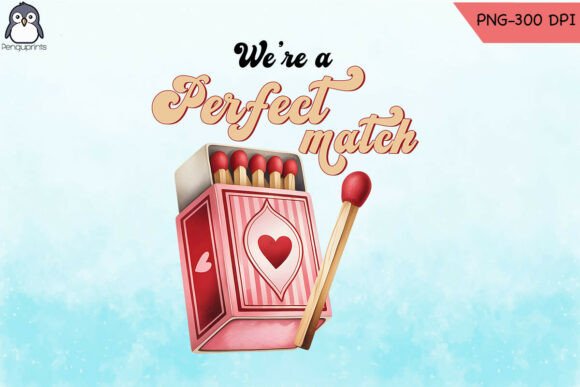 Perfect Match Love Themed Xmas PNG Graphics and Crafts Review