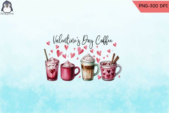Valentine s Day Love-Inspired Coffee PNG