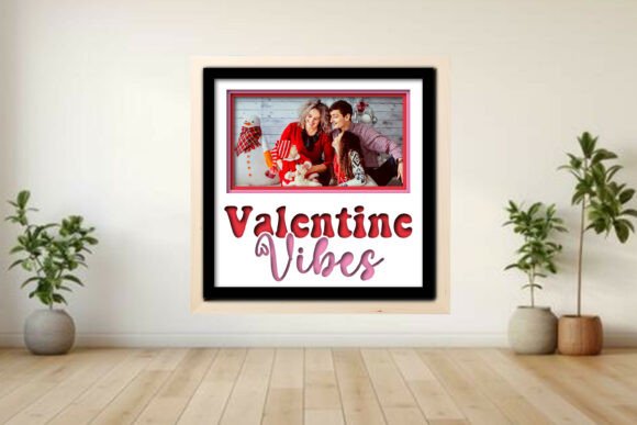 Valentine Vibes Photo Frame Shadow Graphics and Crafts Review